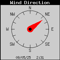 Direccin Actual del Viento